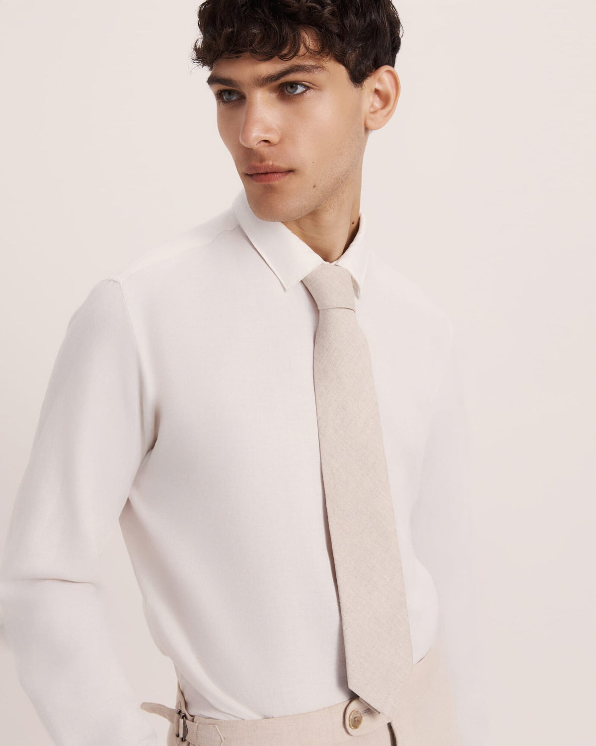 Yarn Dyed Linen Tie