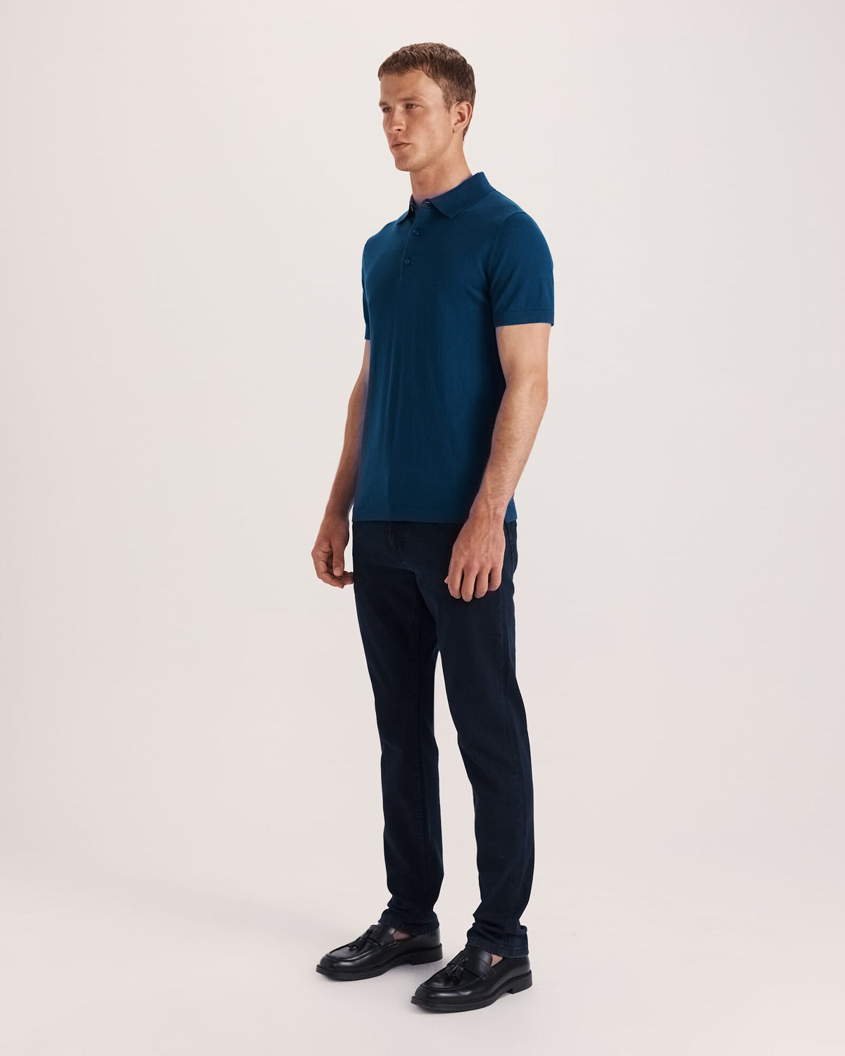 Miramar Cotton Wool Knit Polo