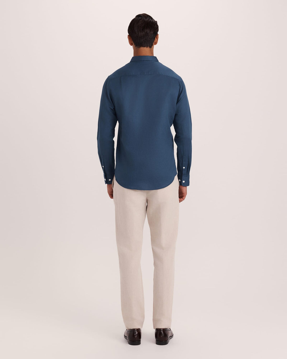 Reeves Long Sleeve Classic Linen Cotton Shirt