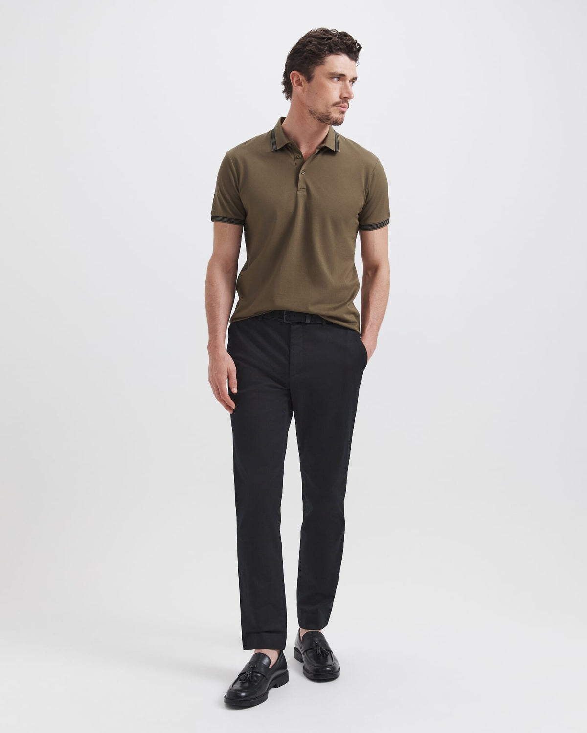 Andy Tipped Cotton Polo