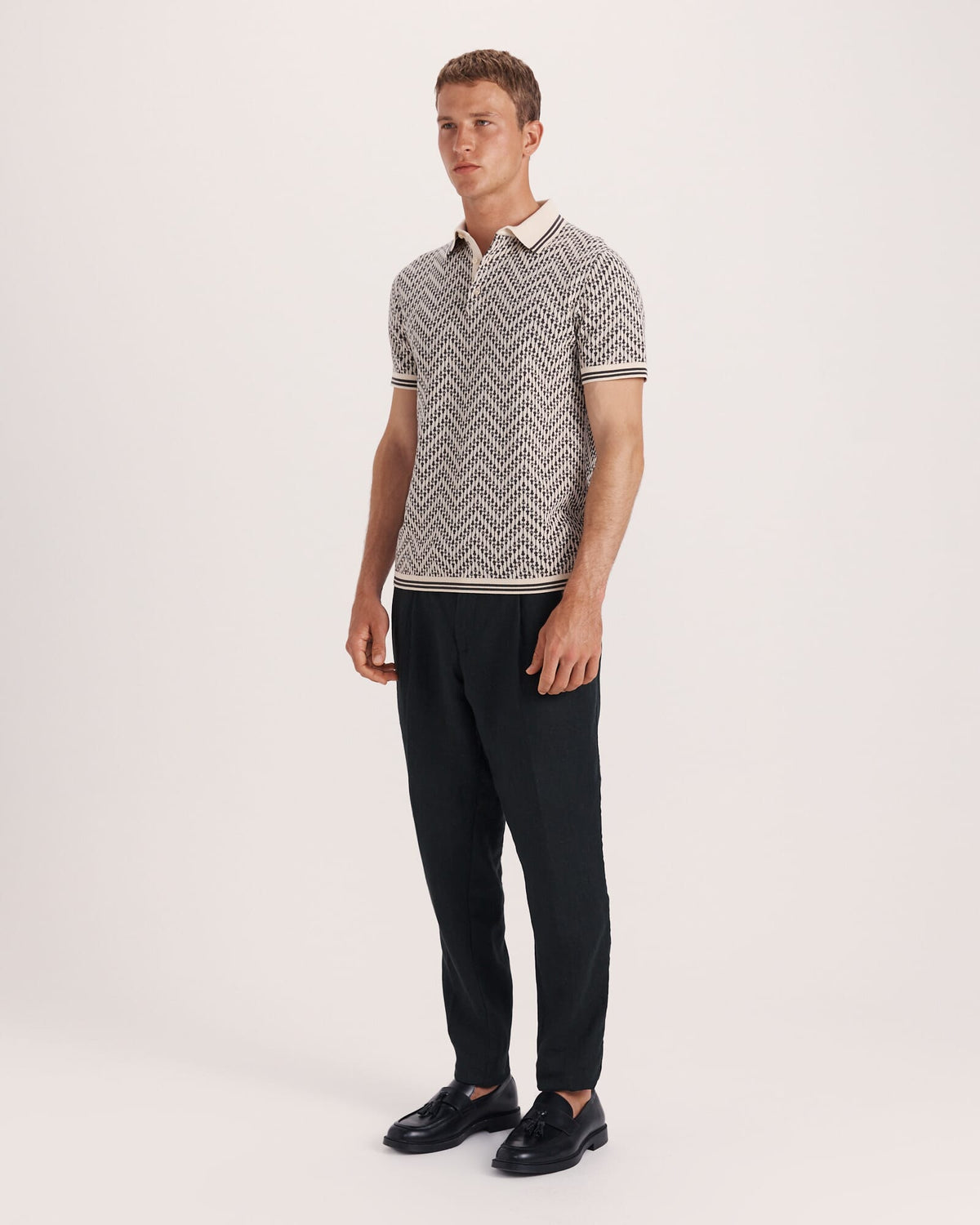 Monte Linear Knit Polo