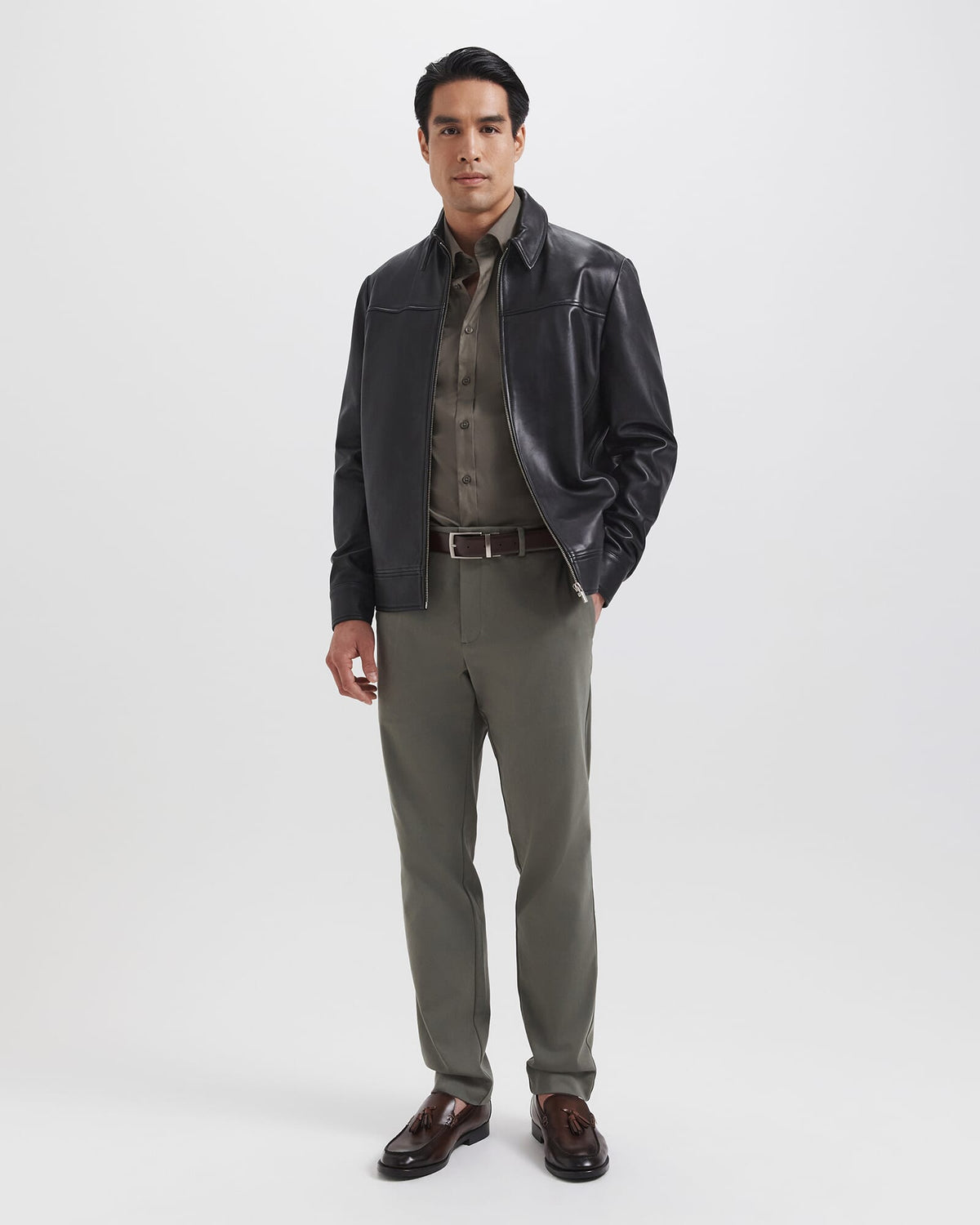 Stretch Poplin Slim Shirt