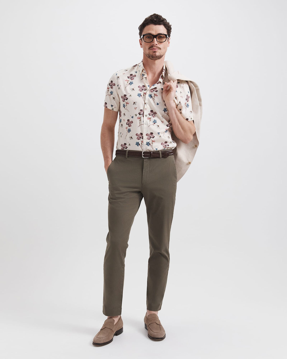 Jean-Luc Short Sleeve Print Shirt