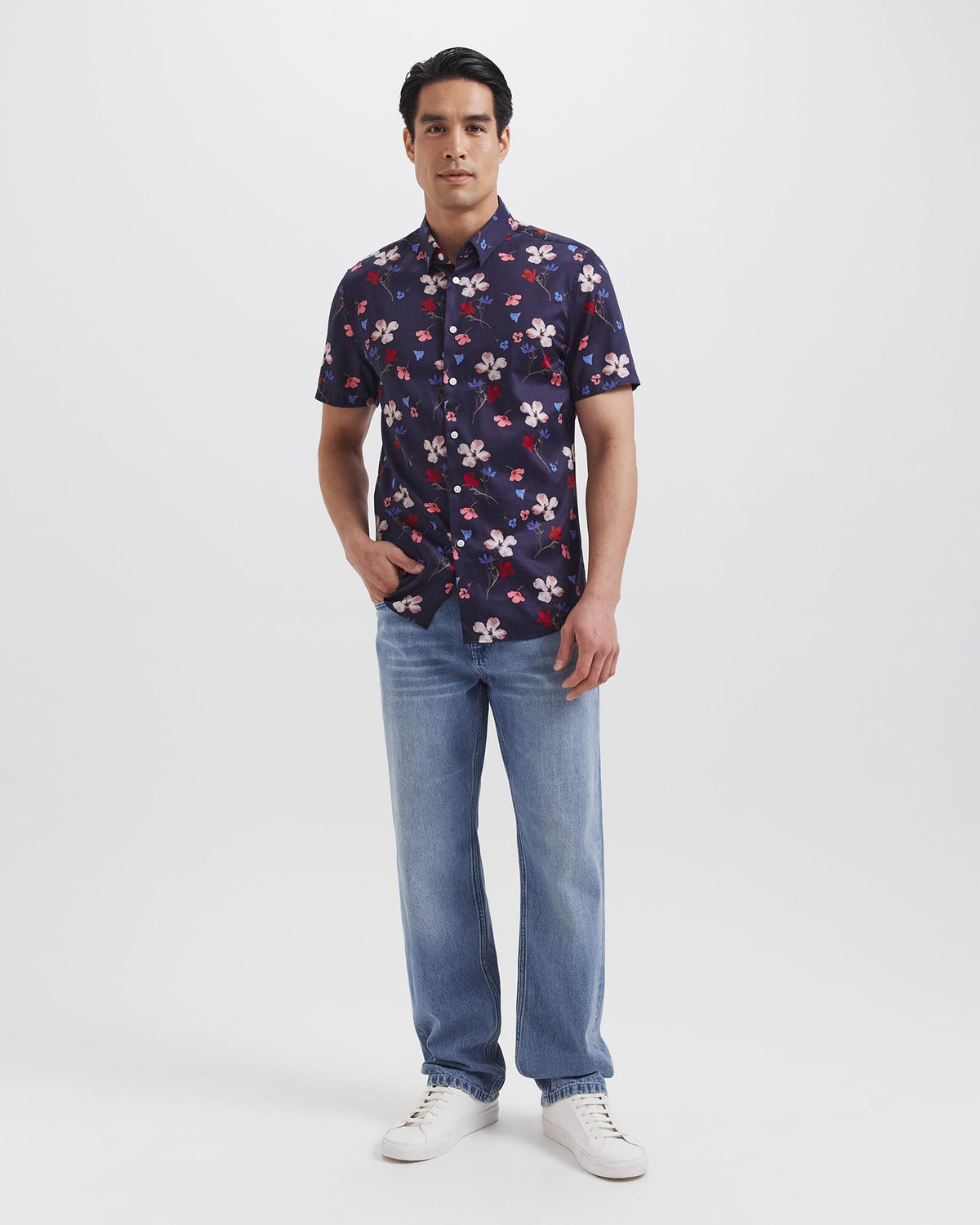 Jean-Luc Short Sleeve Print Shirt
