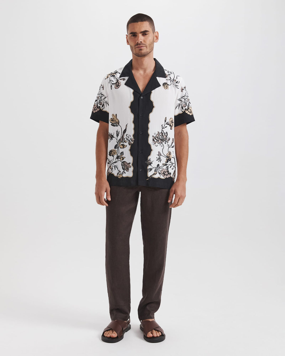 Saville Short Sleeve Resort Print Shirt