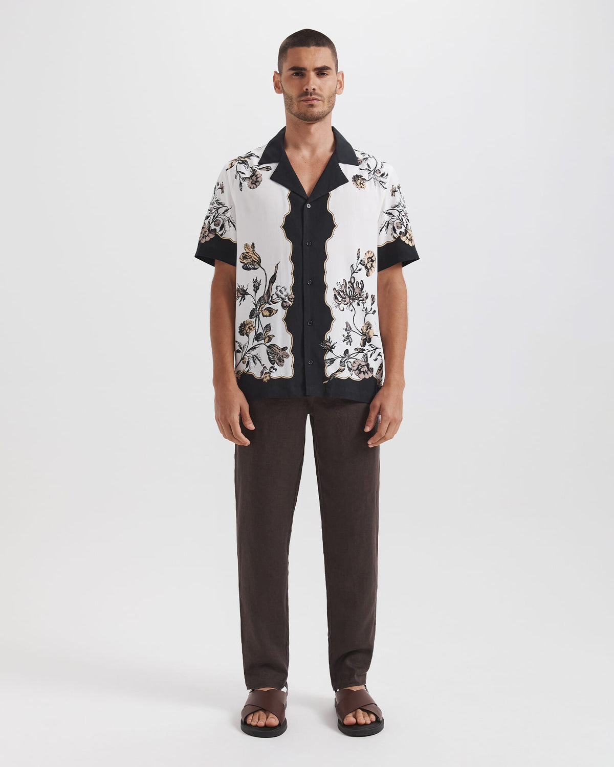 Saville Short Sleeve Resort Print Shirt
