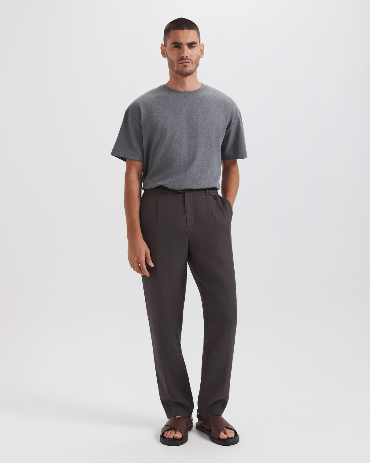 Goddard Viscose Linen Pant