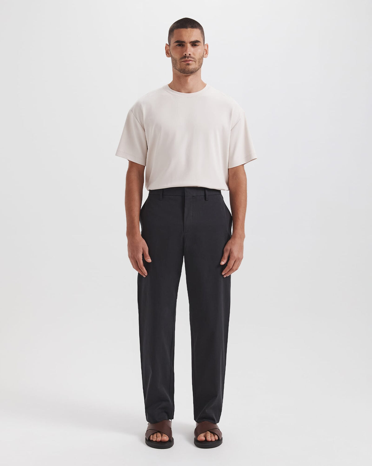 Michael Wide Leg Cotton Pant