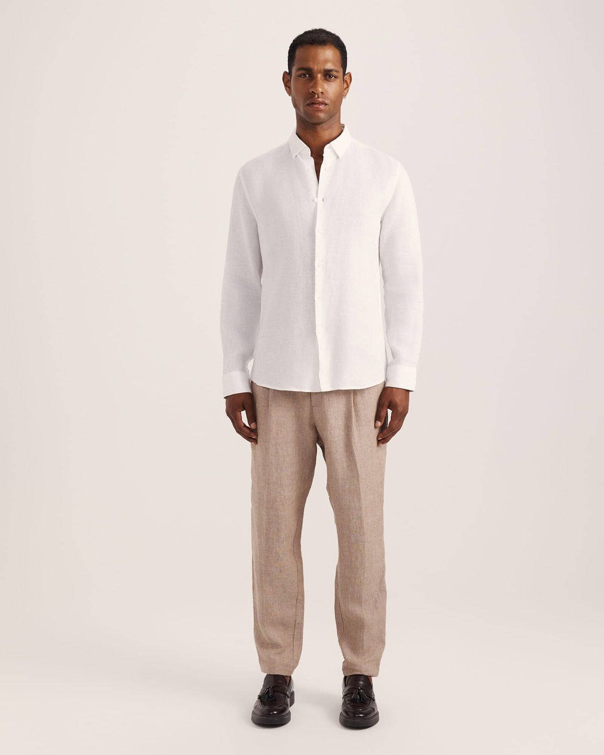 Anderson Long Sleeve Classic Linen Shirt