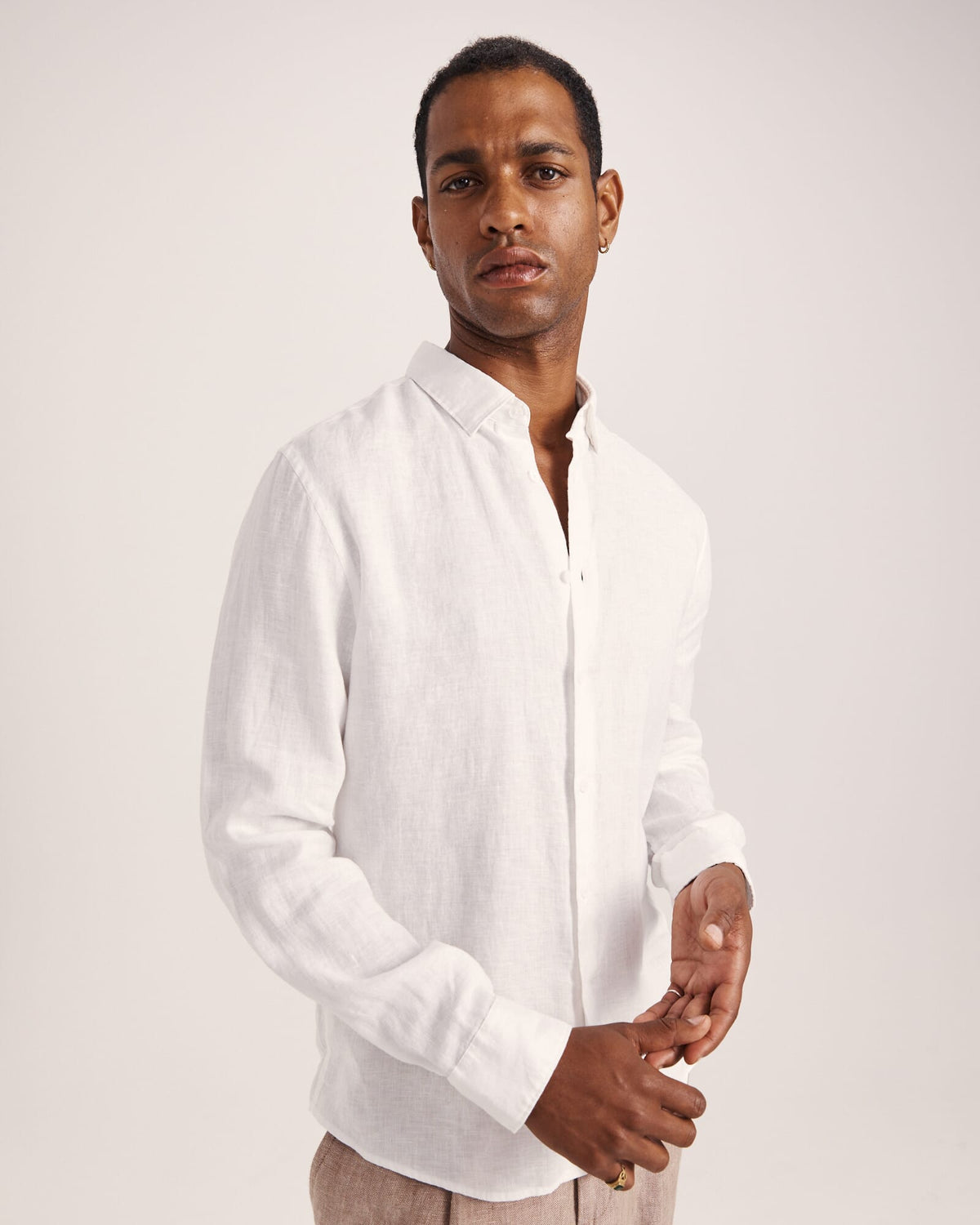 Anderson Long Sleeve Classic Linen Shirt