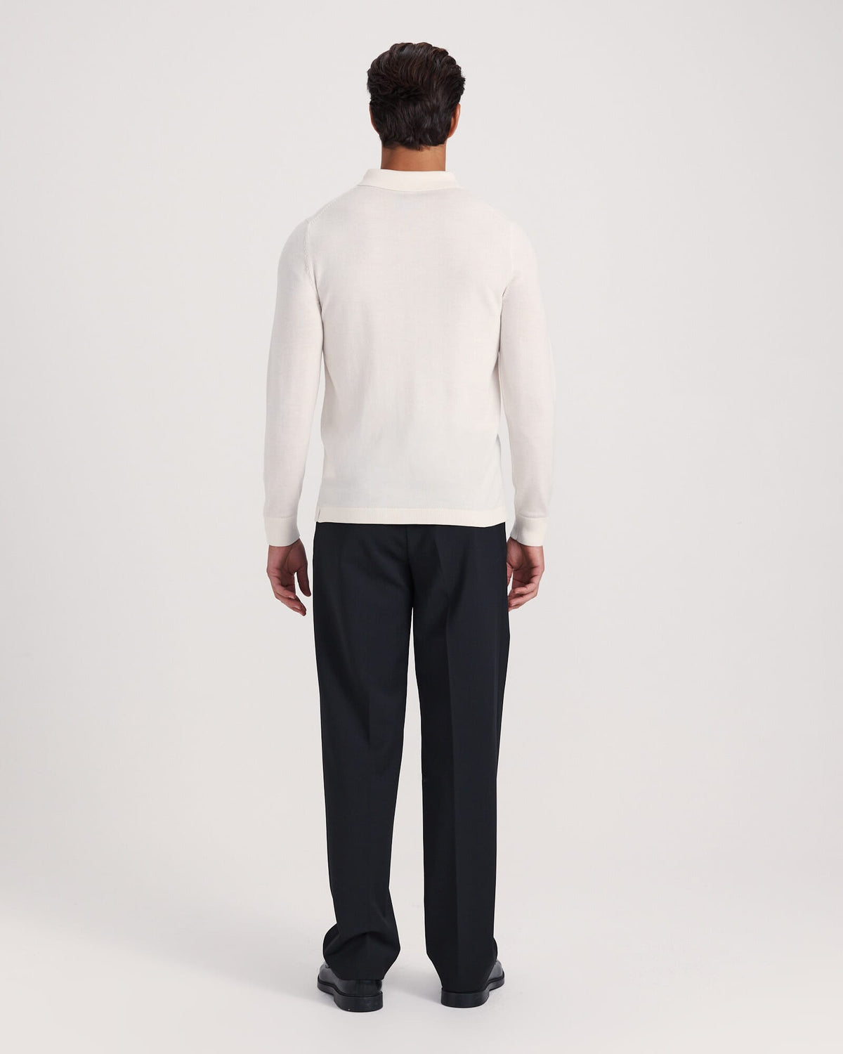Franklin Merino Wool Long Sleeve Polo