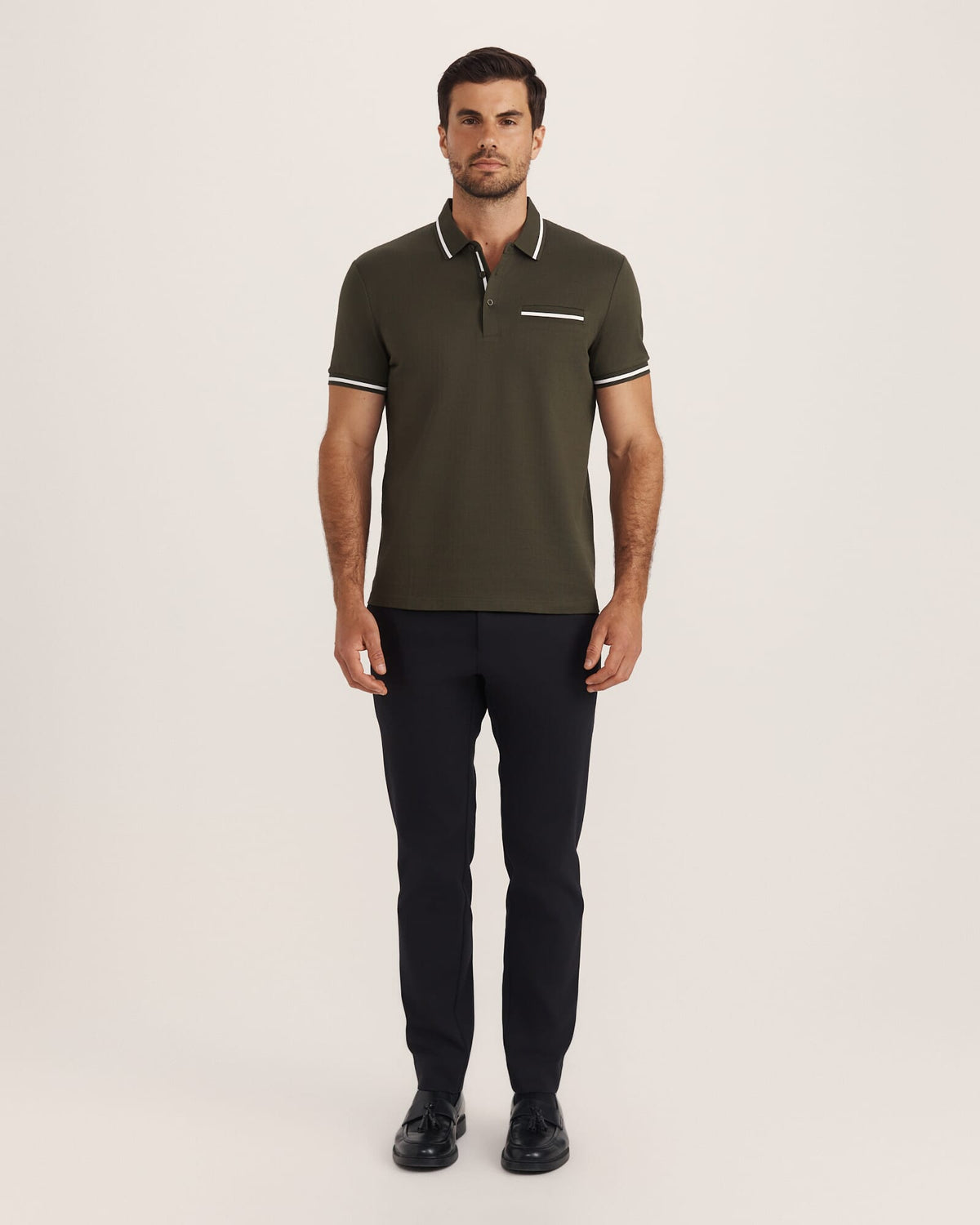 Ted Textured Cotton Polo