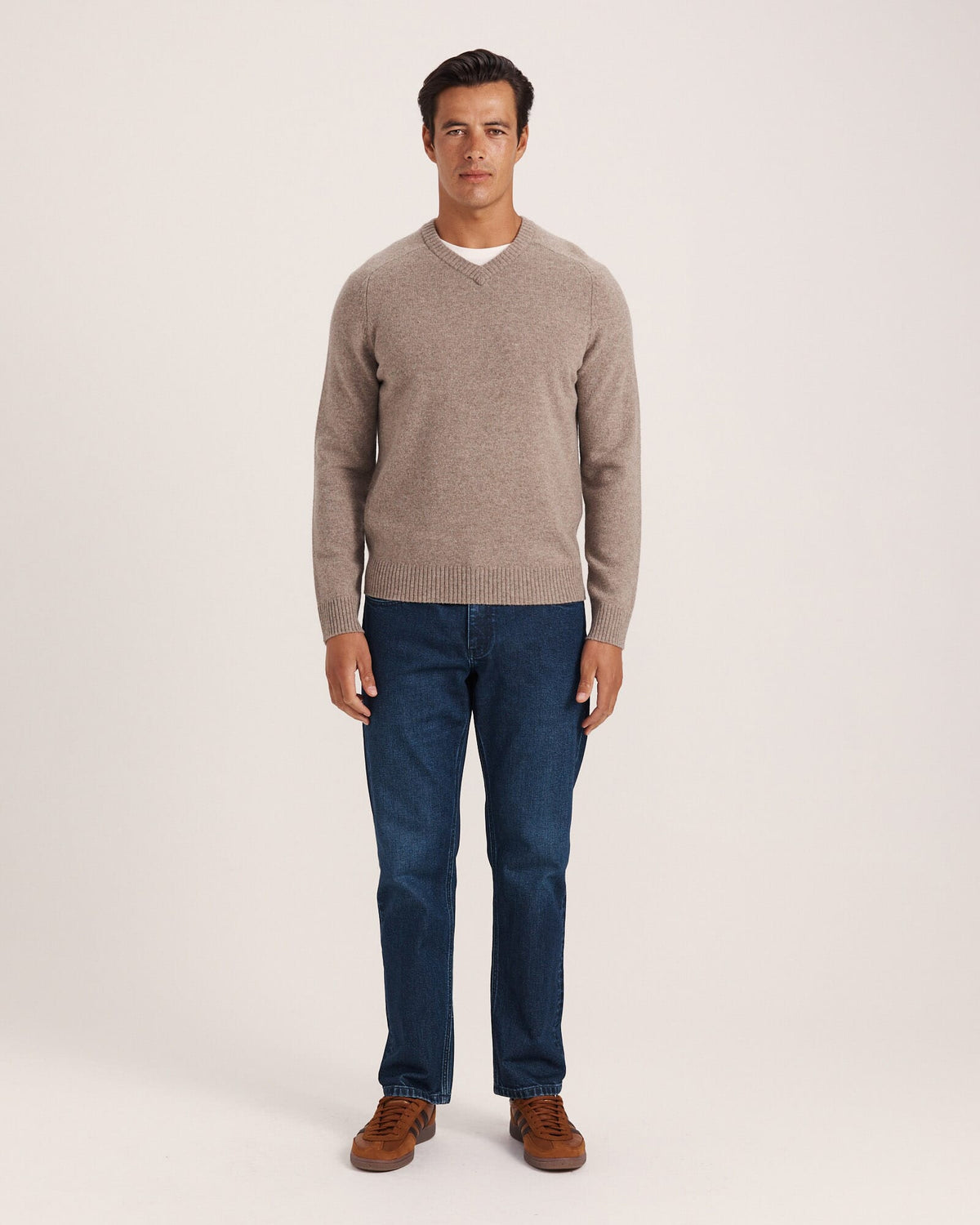 Solo Wool V Neck Knit