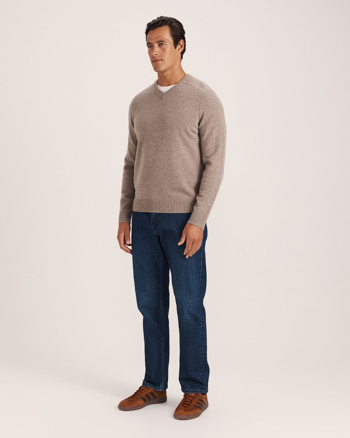 Solo Wool V Neck Knit