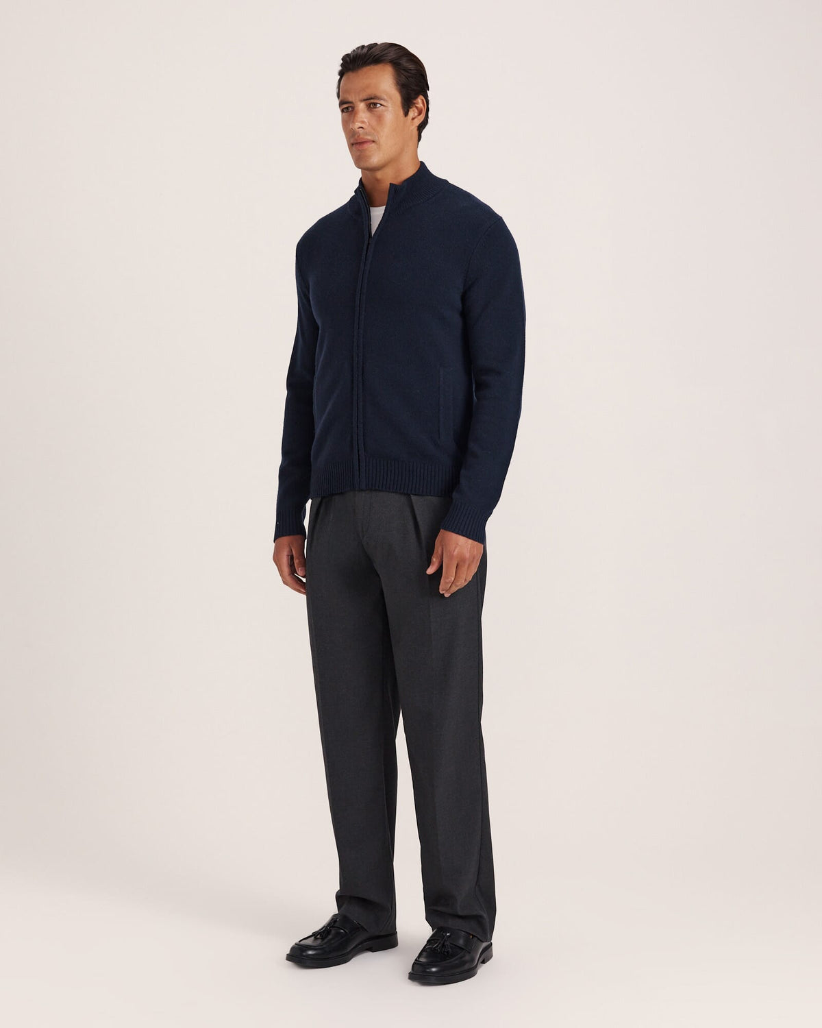 Solo Zip Through Knit