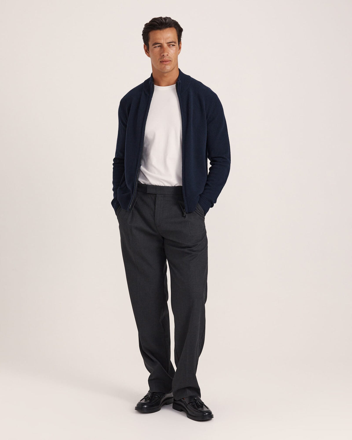Solo Zip Through Knit
