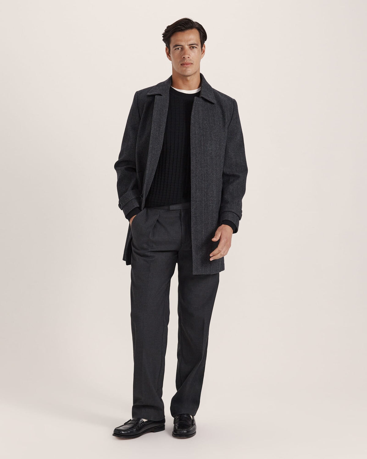 Henry Wide Pleat Pant