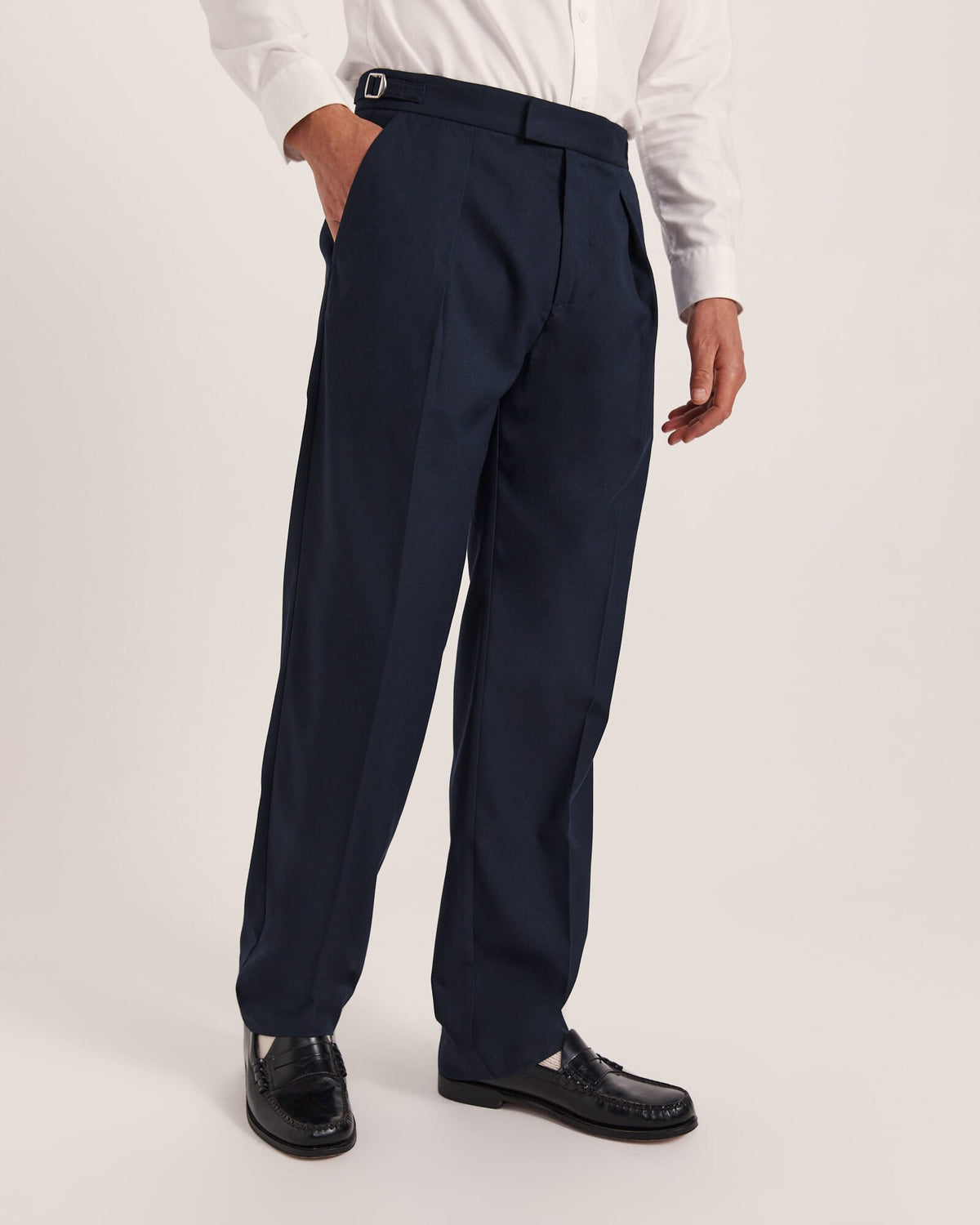 Henry Wide Pleat Pant