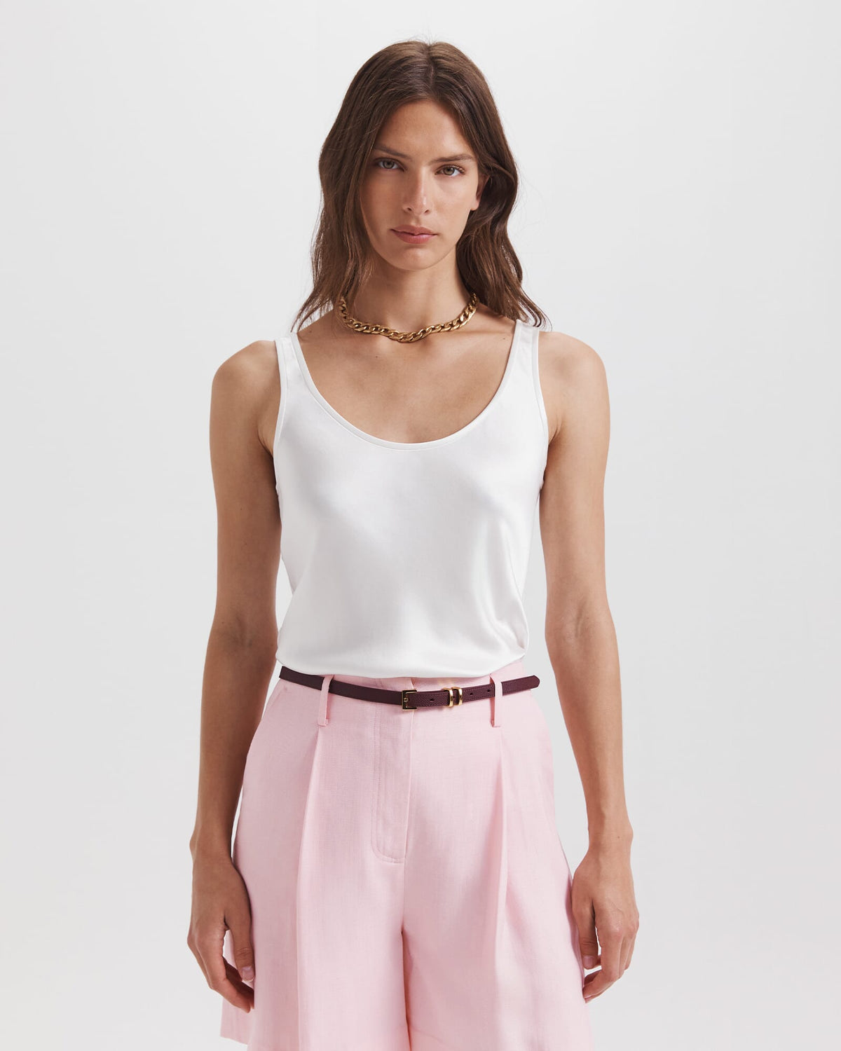 Mila Thin Leather Belt