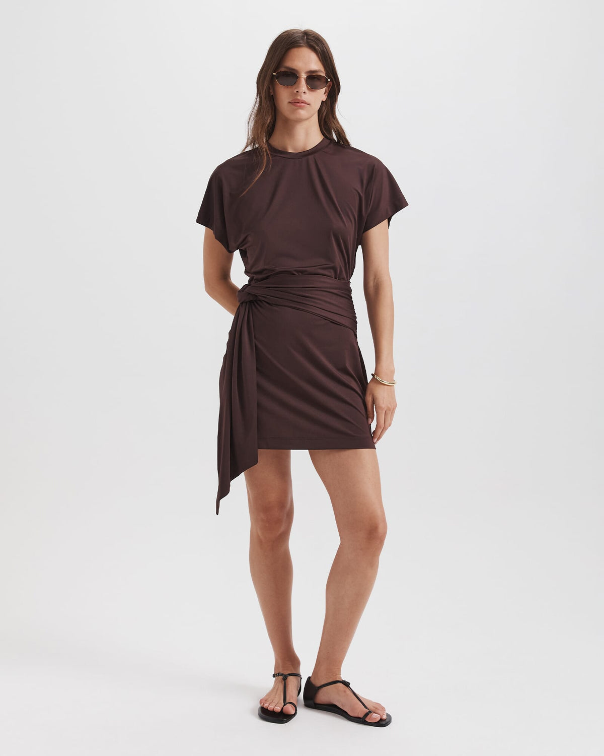 Sophie Drape Front Mini Dress
