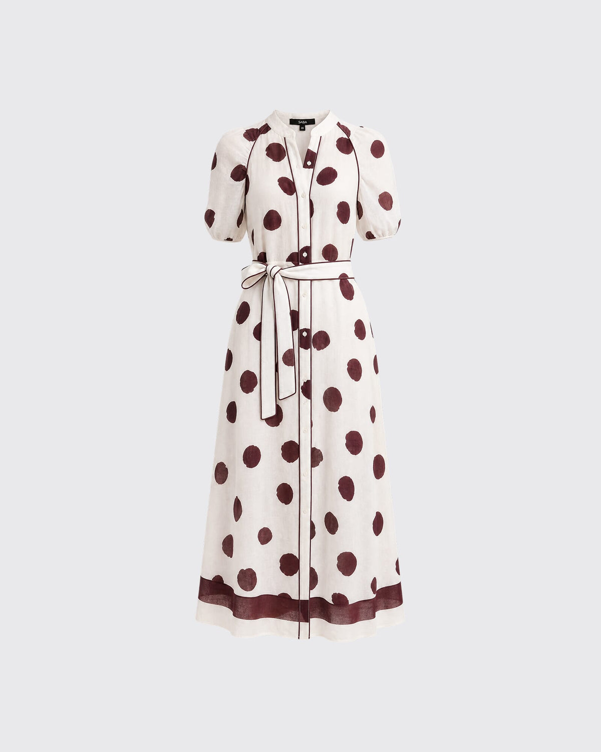 Dolcetto Silk Linen Midi Dress