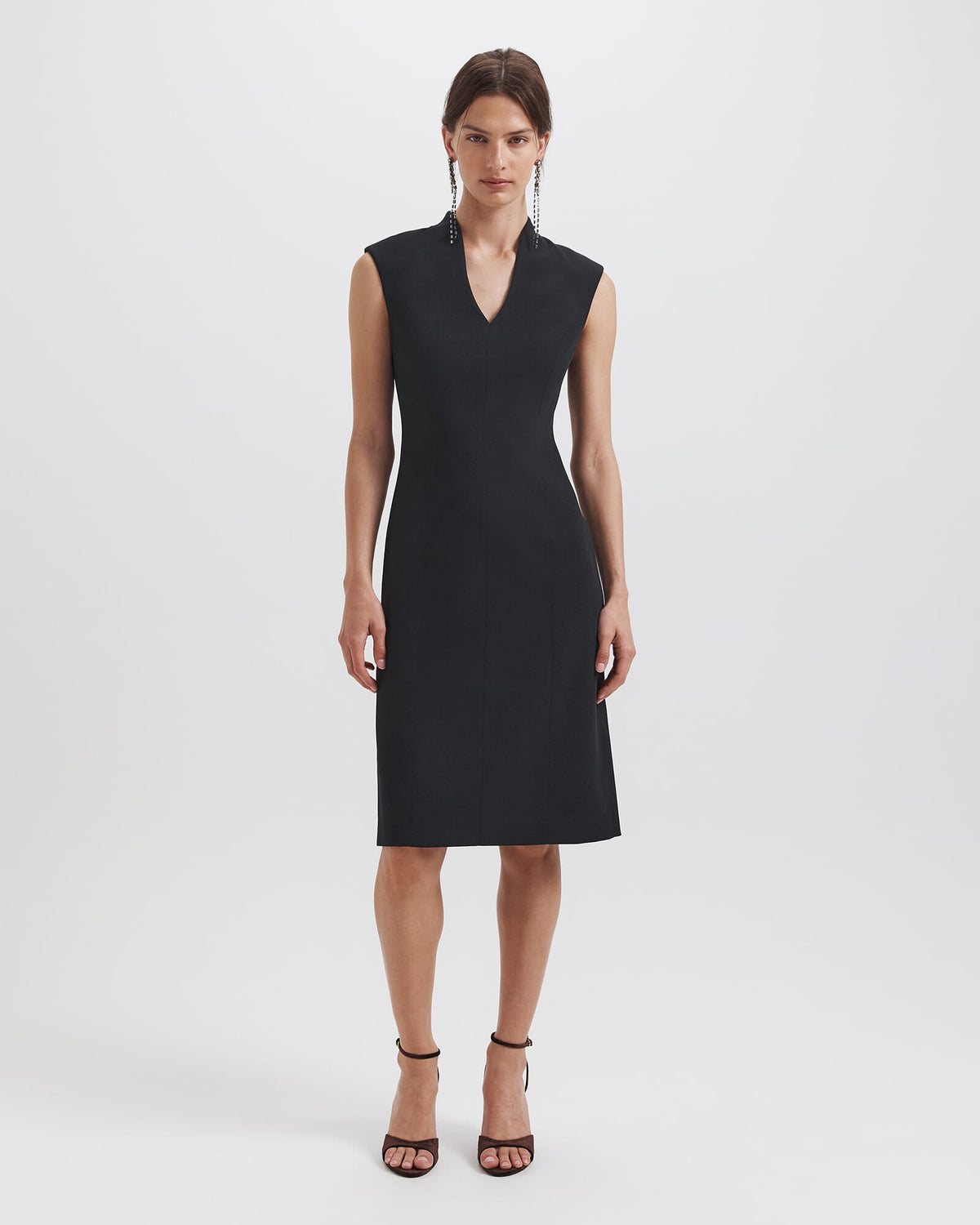 Dharma V Neck Midi Dress