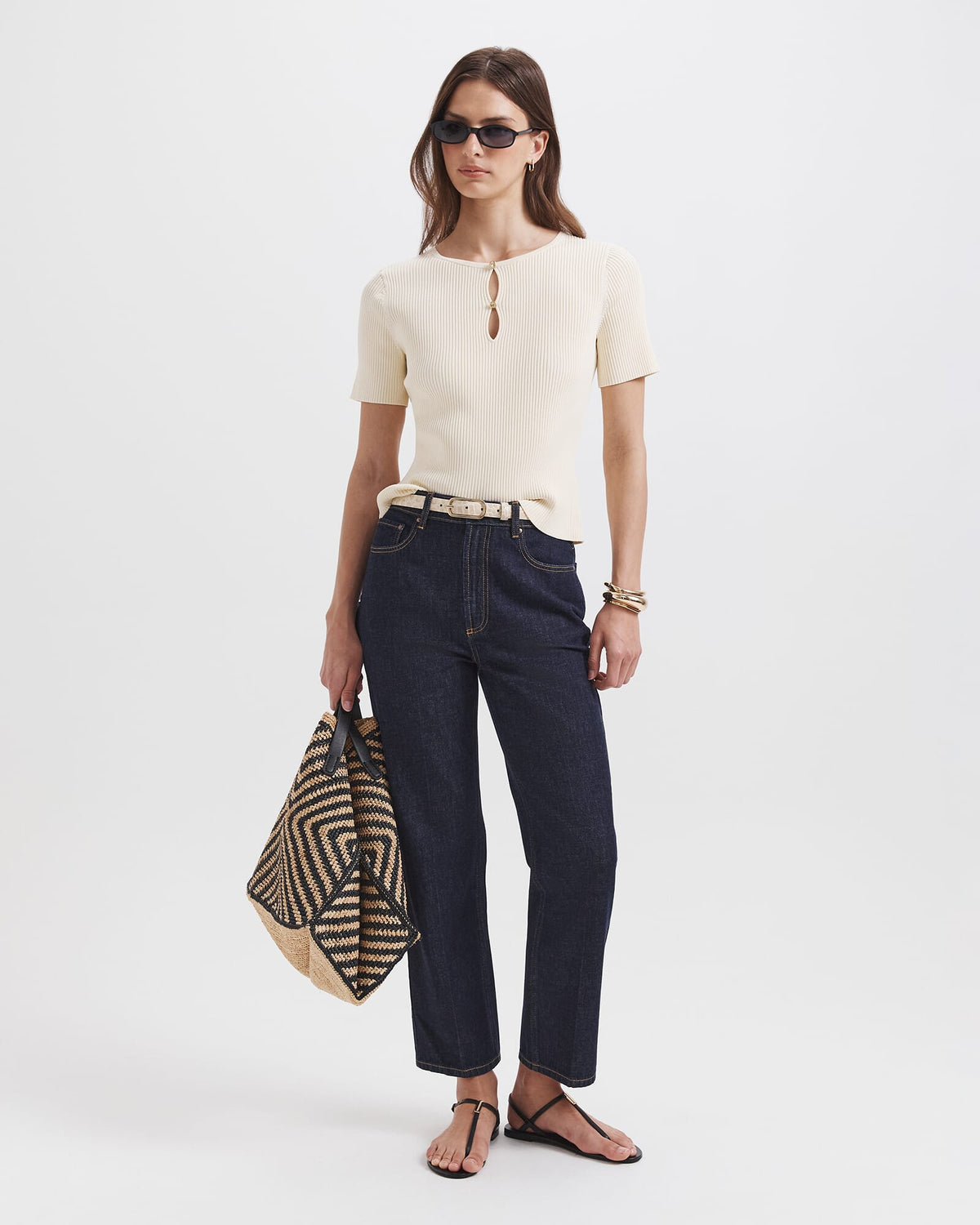 Vicky Keyhole Rib Knit