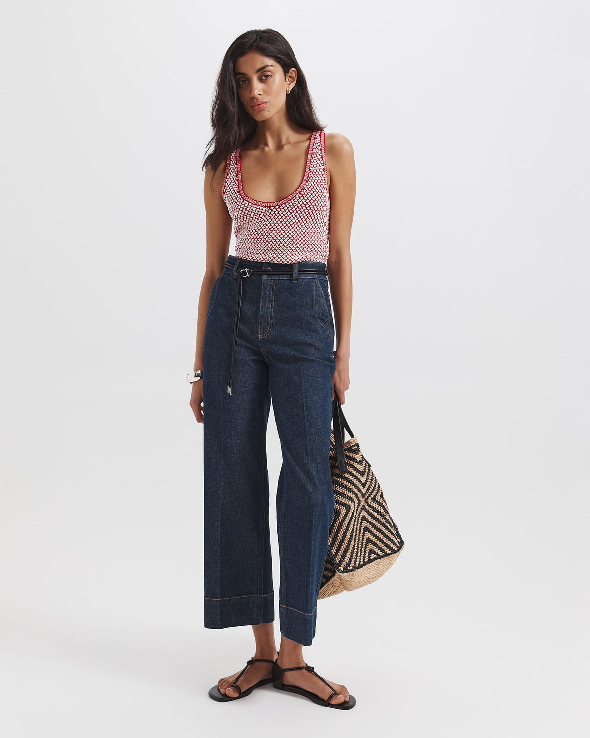 Dalia Woven Knit Tank