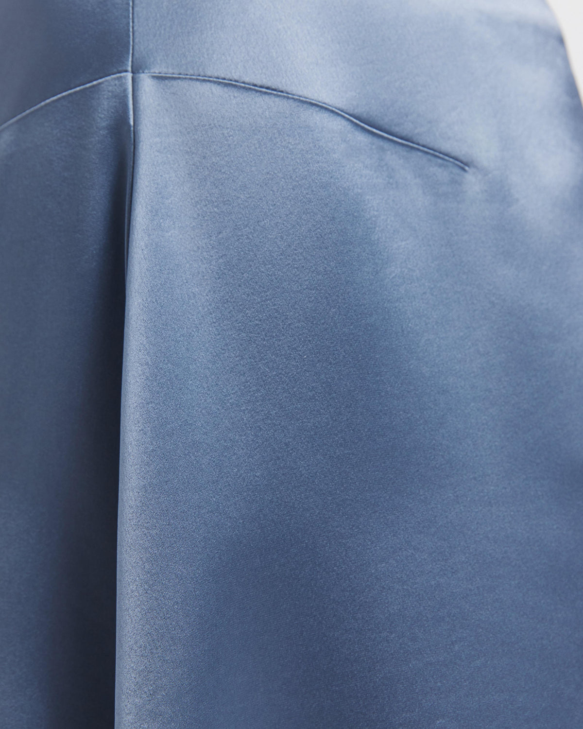 Sallee Draped Front Midi Skirt