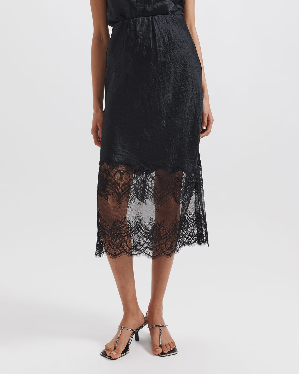 Ivana Lace Midi Skirt