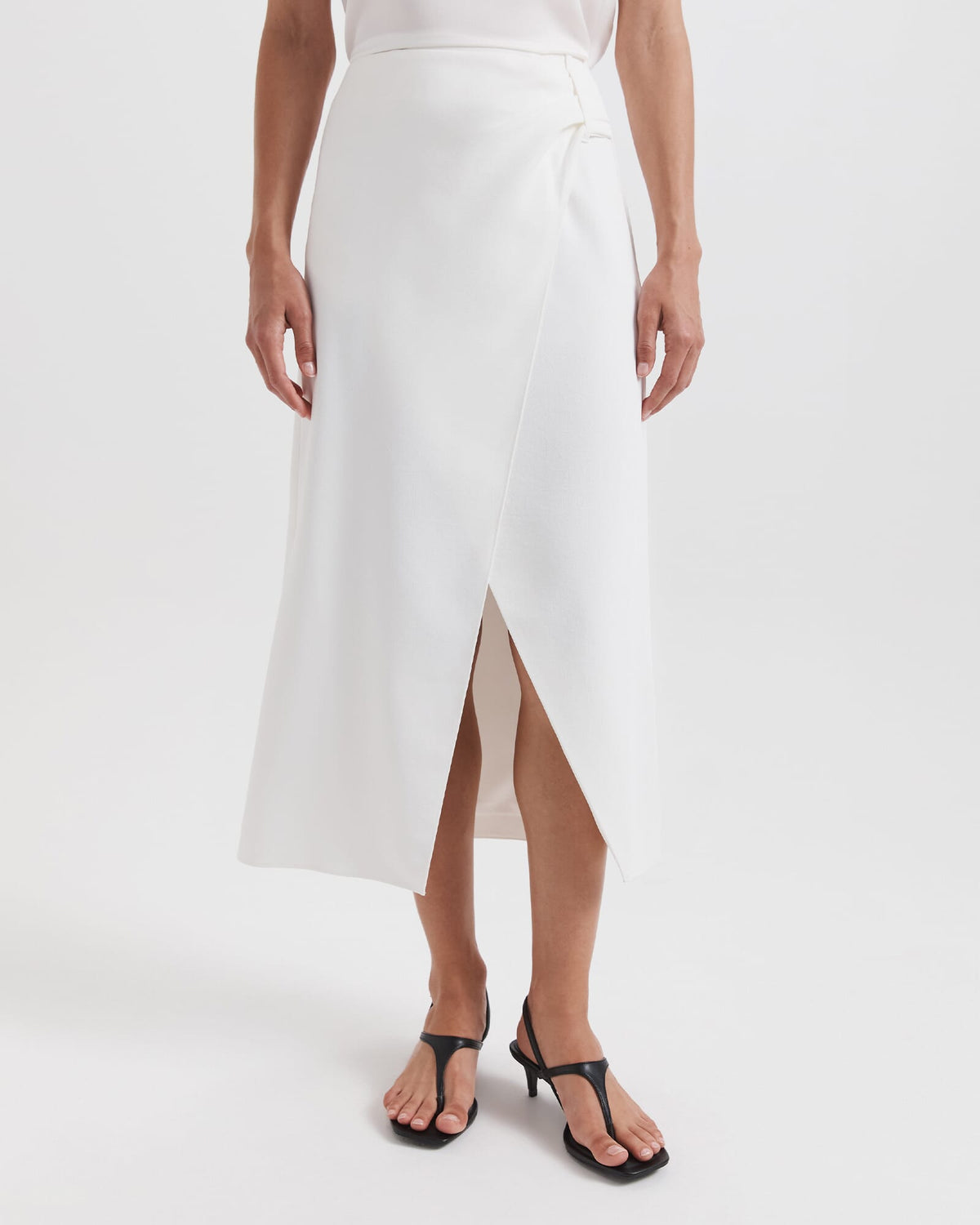 Dharma Drape Midi Skirt