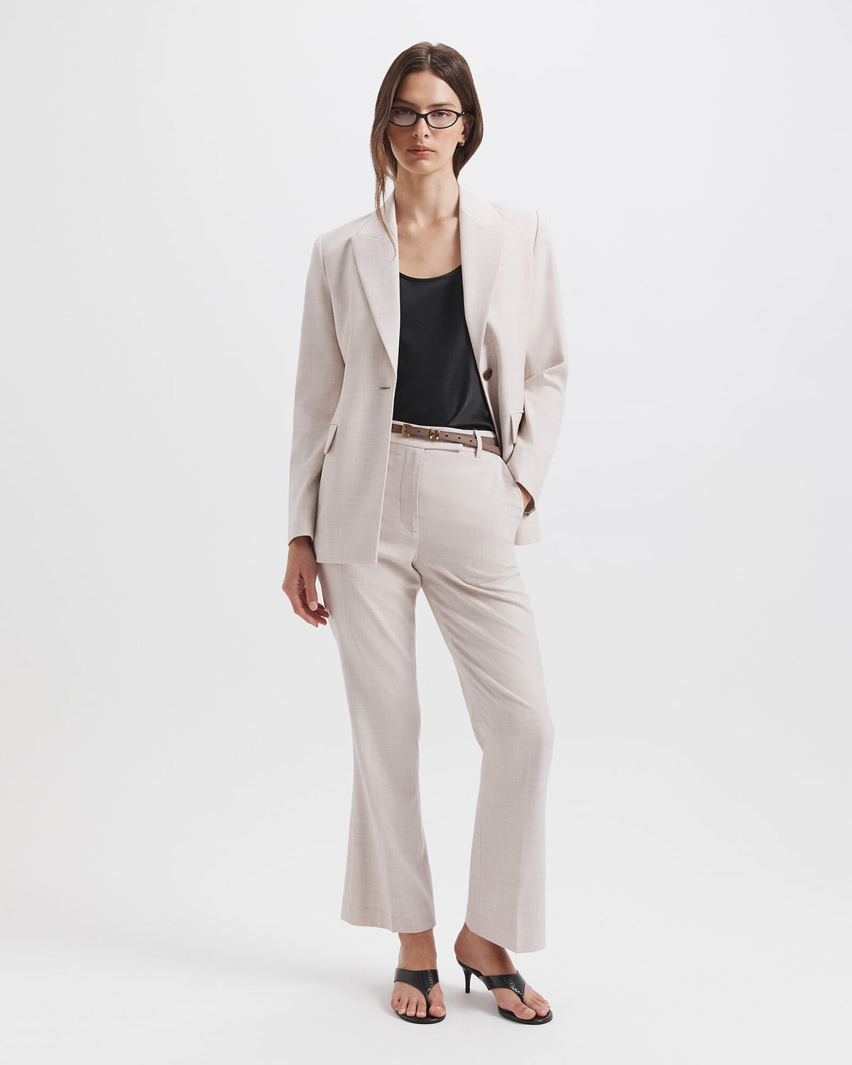 Celeste Wool Cropped Pant