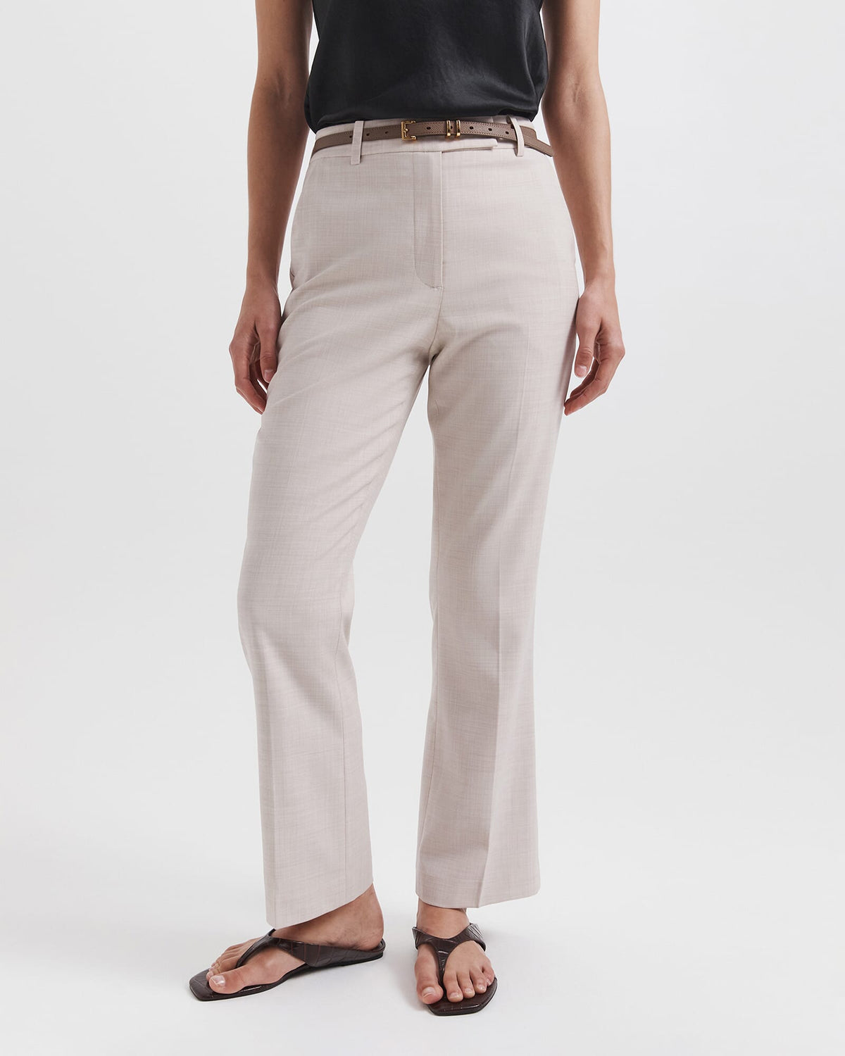 Celeste Wool Cropped Pant
