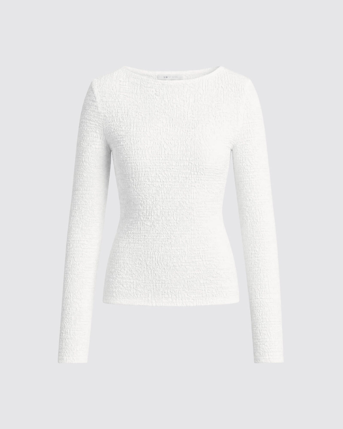 Luna Textured Long Sleeve Top