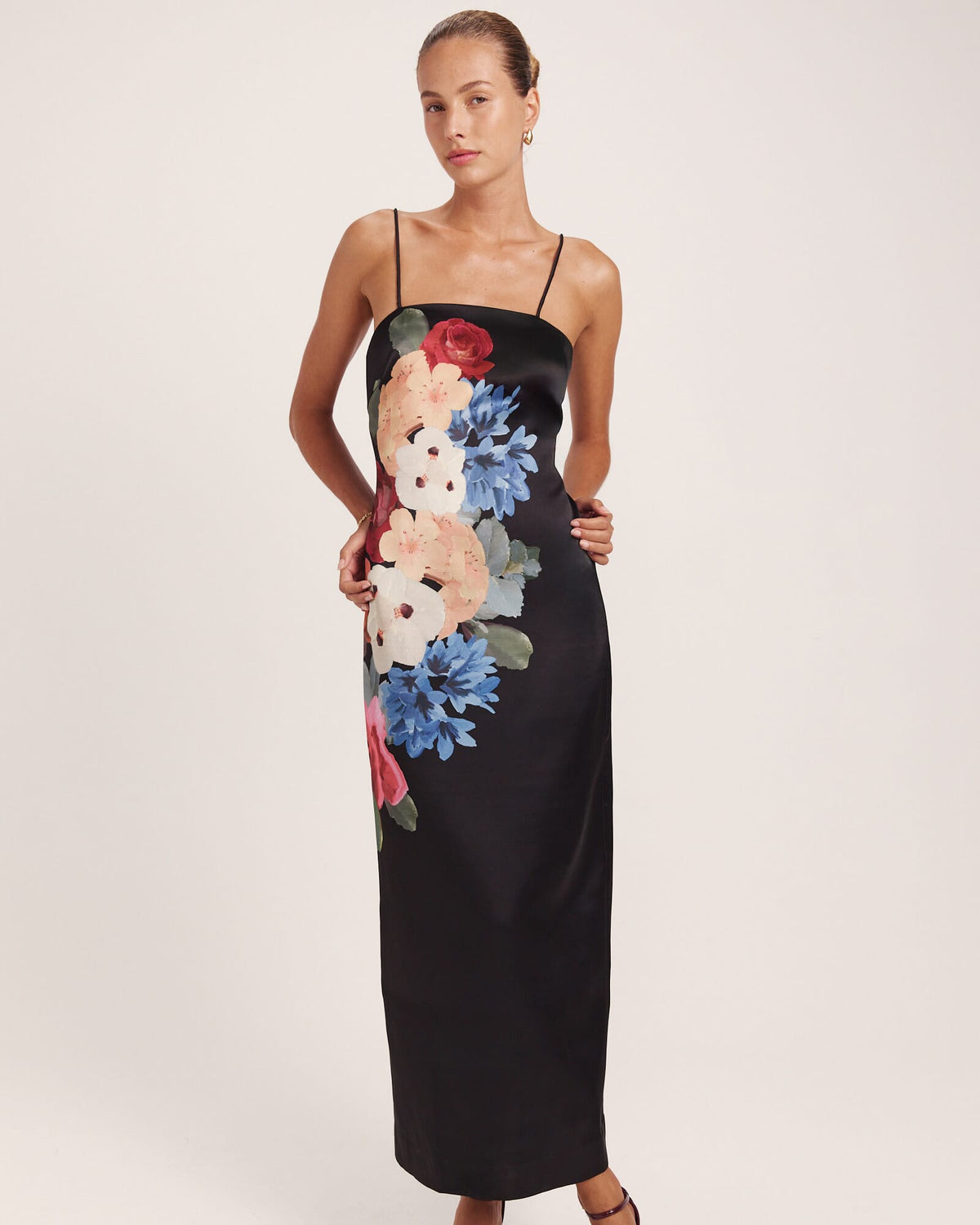 Corsage Midi Dress