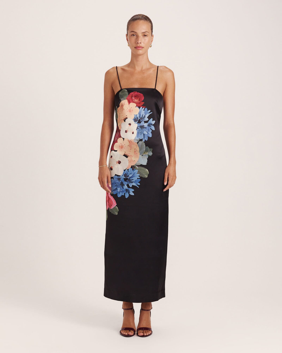 Corsage Midi Dress