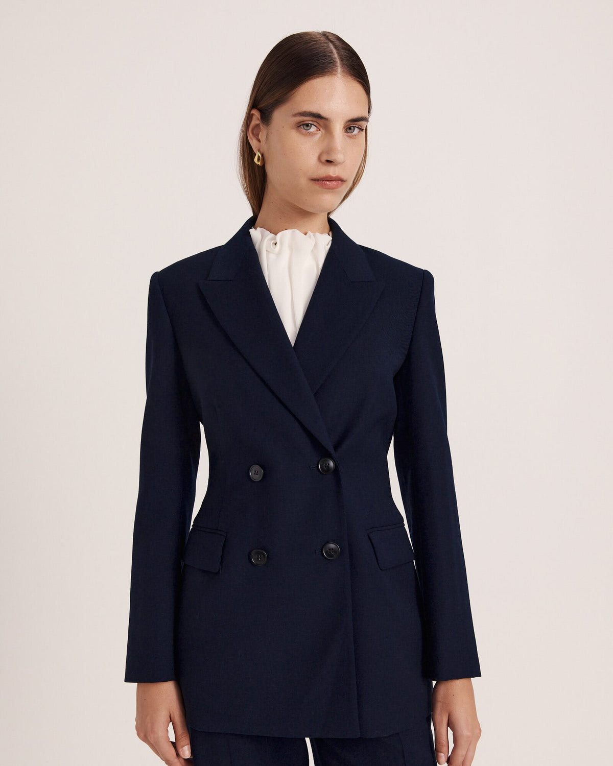 Celeste Wool Double Breasted Blazer