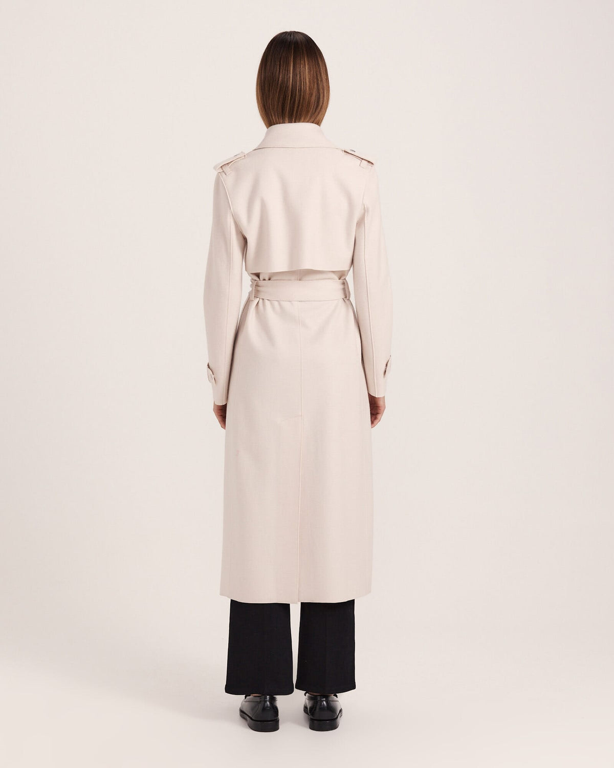 Karla Wool Longline Trench Coat
