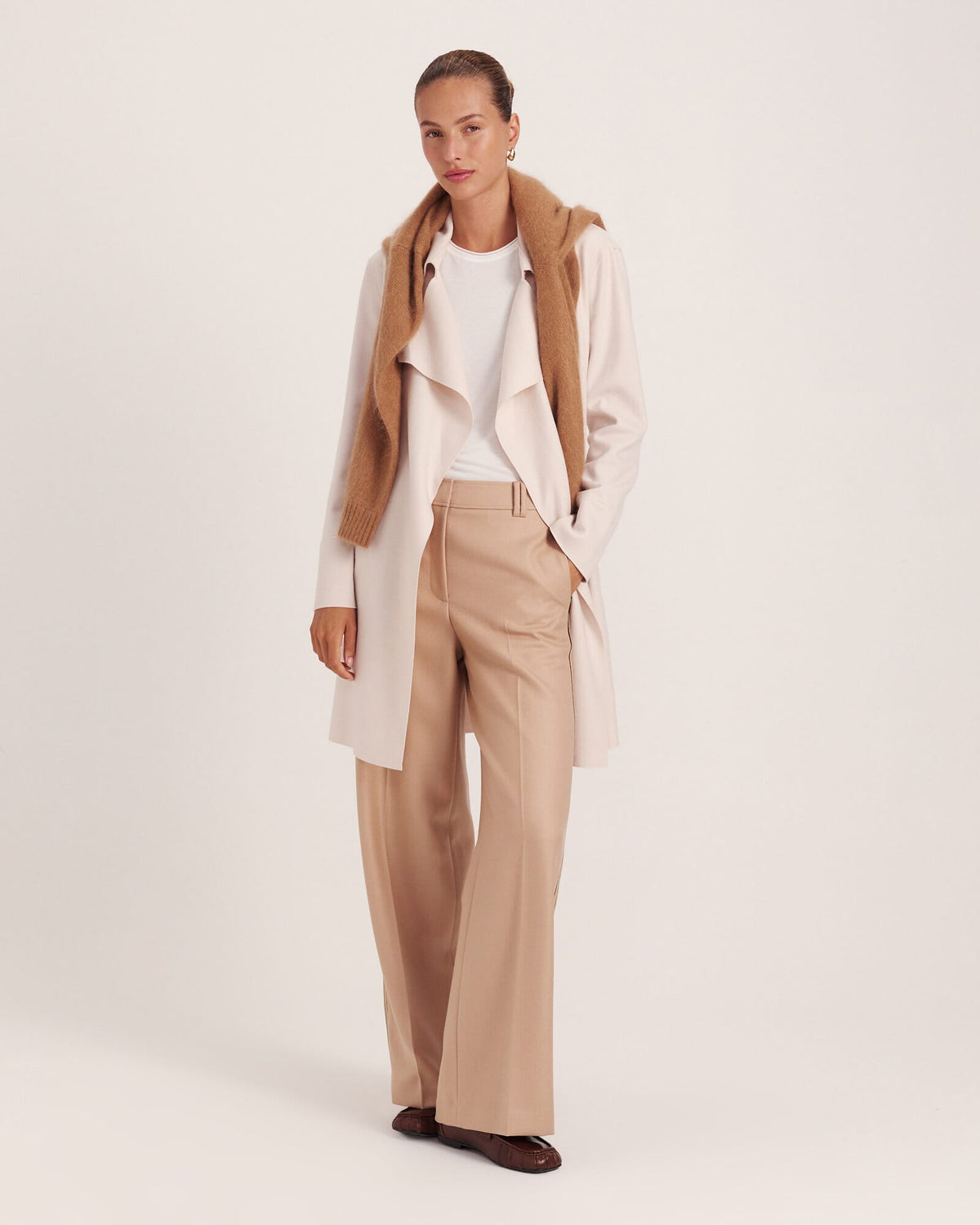 Karla Wool Short Trench