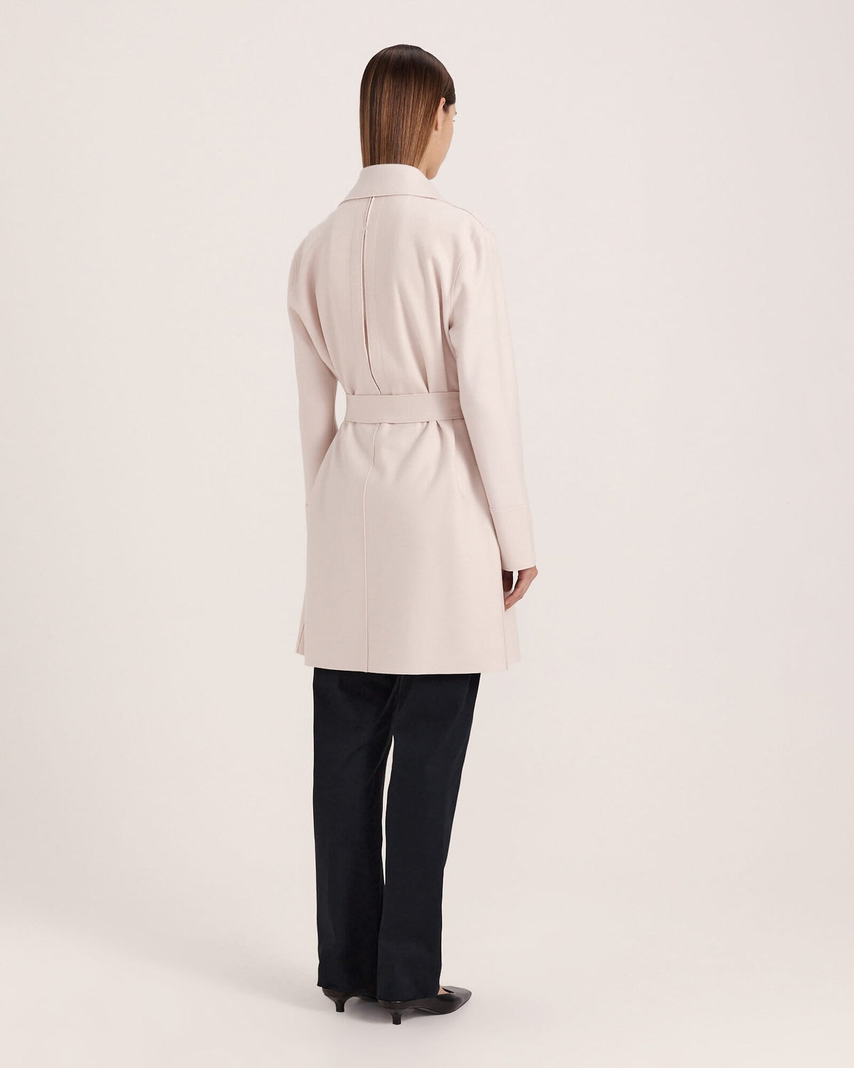 Karla Wool Short Trench