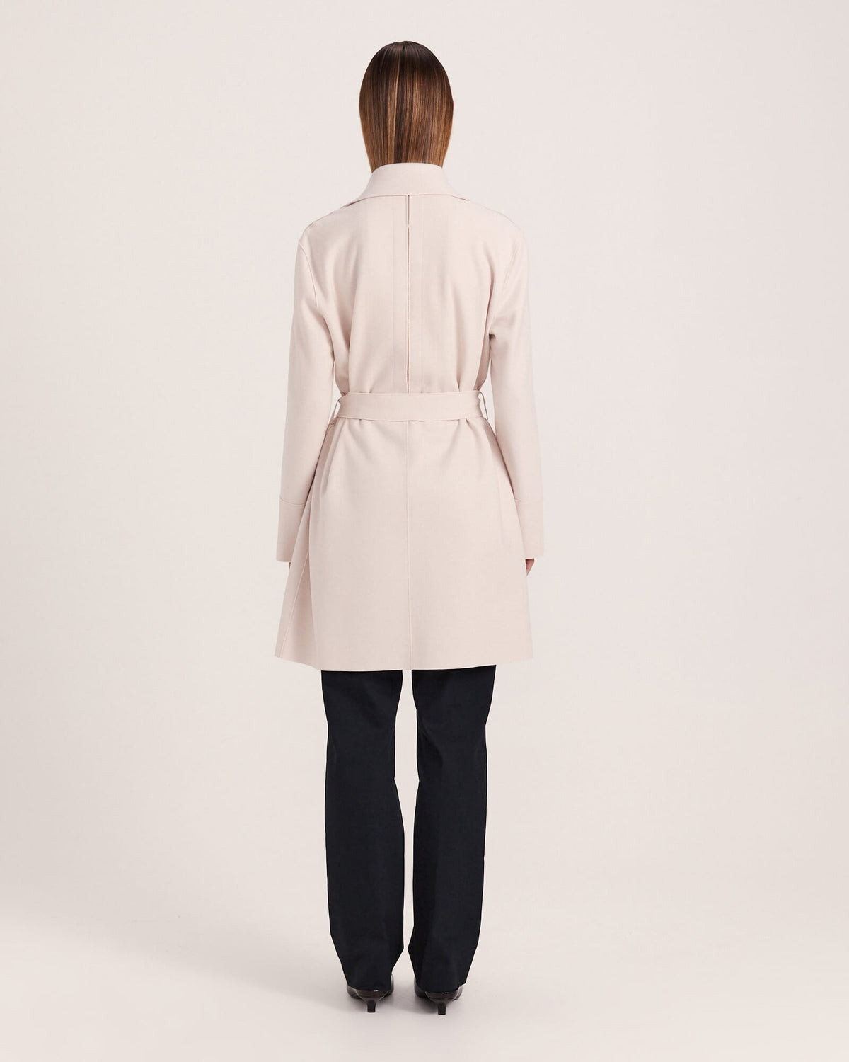 Karla Wool Short Trench