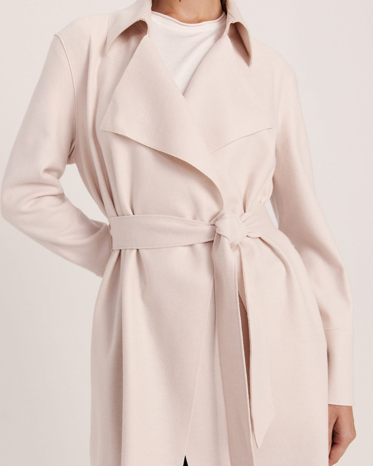 Karla Wool Short Trench