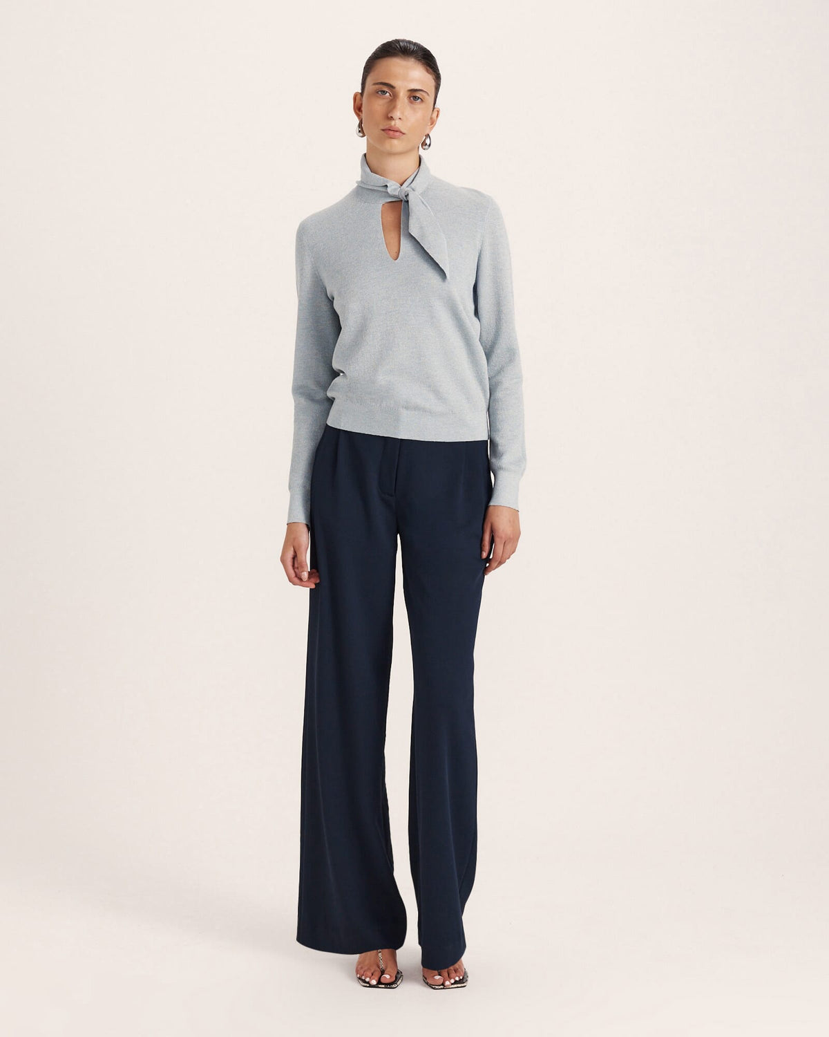 Mariya Long Sleeve Sparkling Knit
