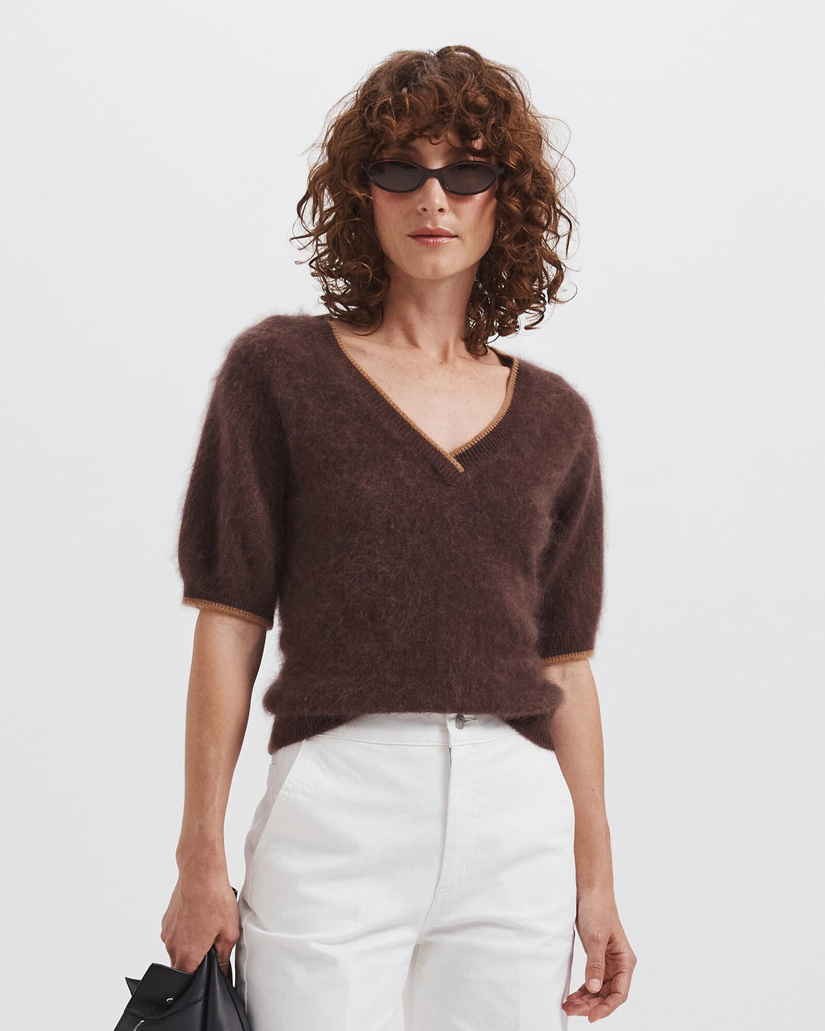 Wynter Wool Cashmere V-Neck Knit