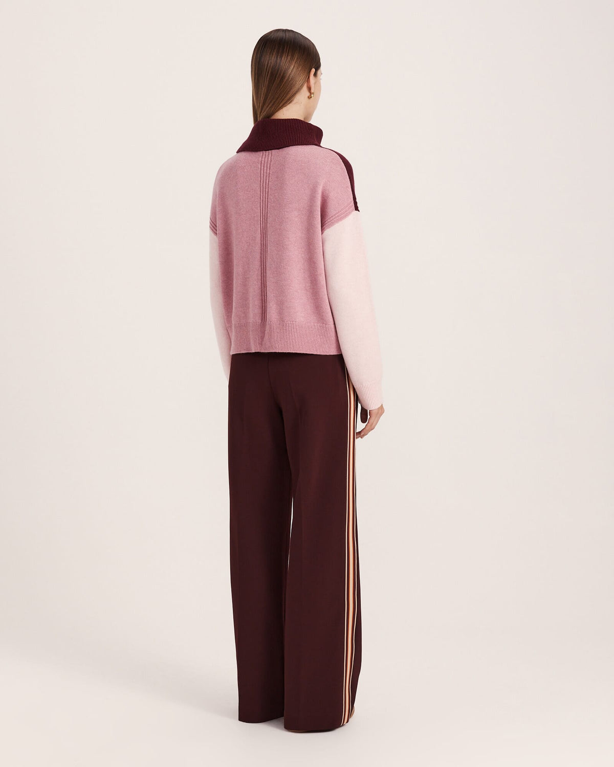 Claudia Wool Colour Block Knit