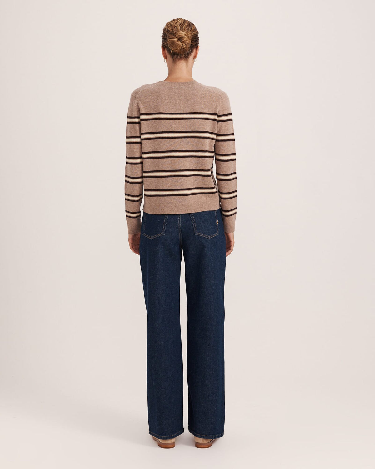 Nora Wool Cashmere Stripe Knit