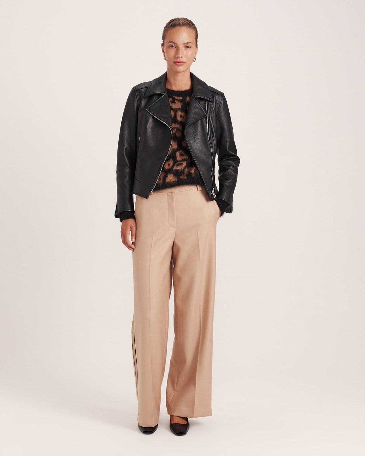 Prudence Wool Wide Leg Pant