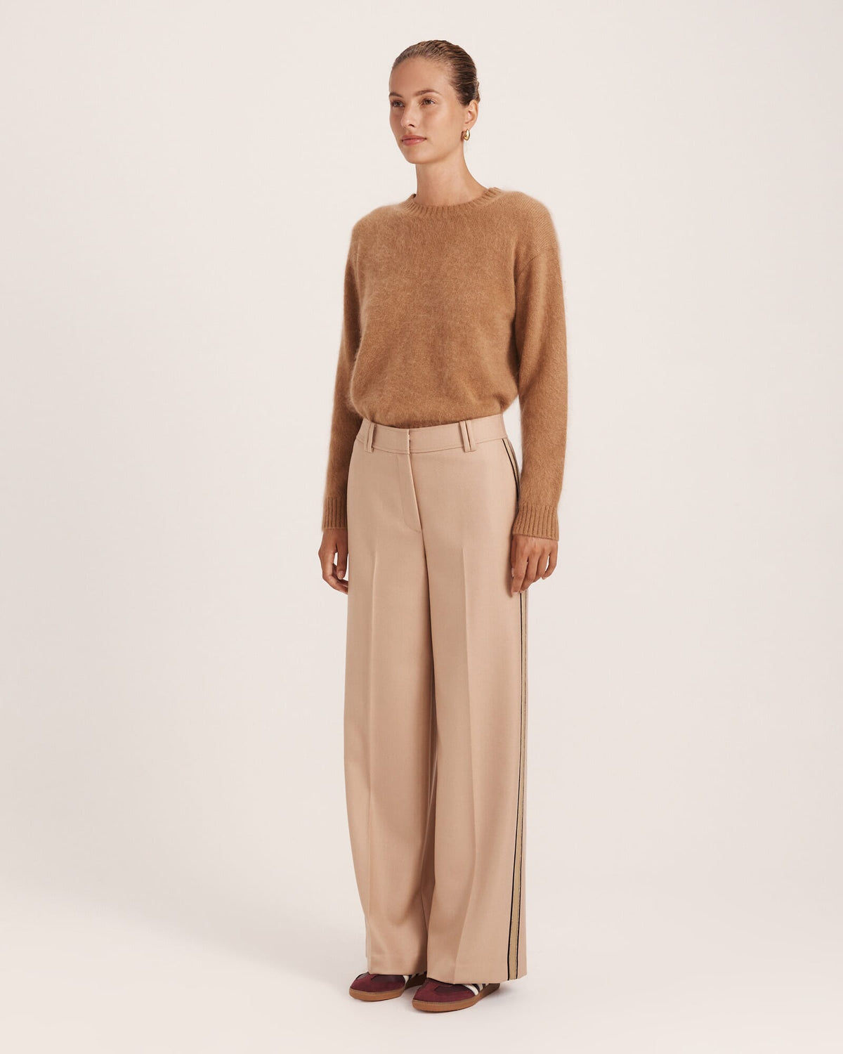 Prudence Wool Wide Leg Pant
