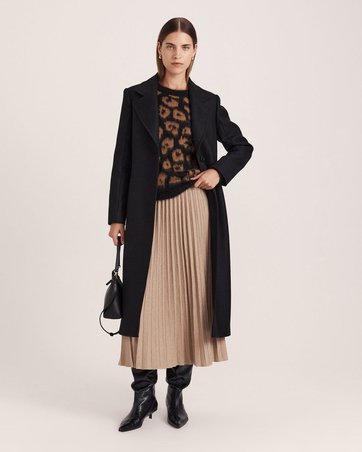 Mariya Sparkling Knit Skirt