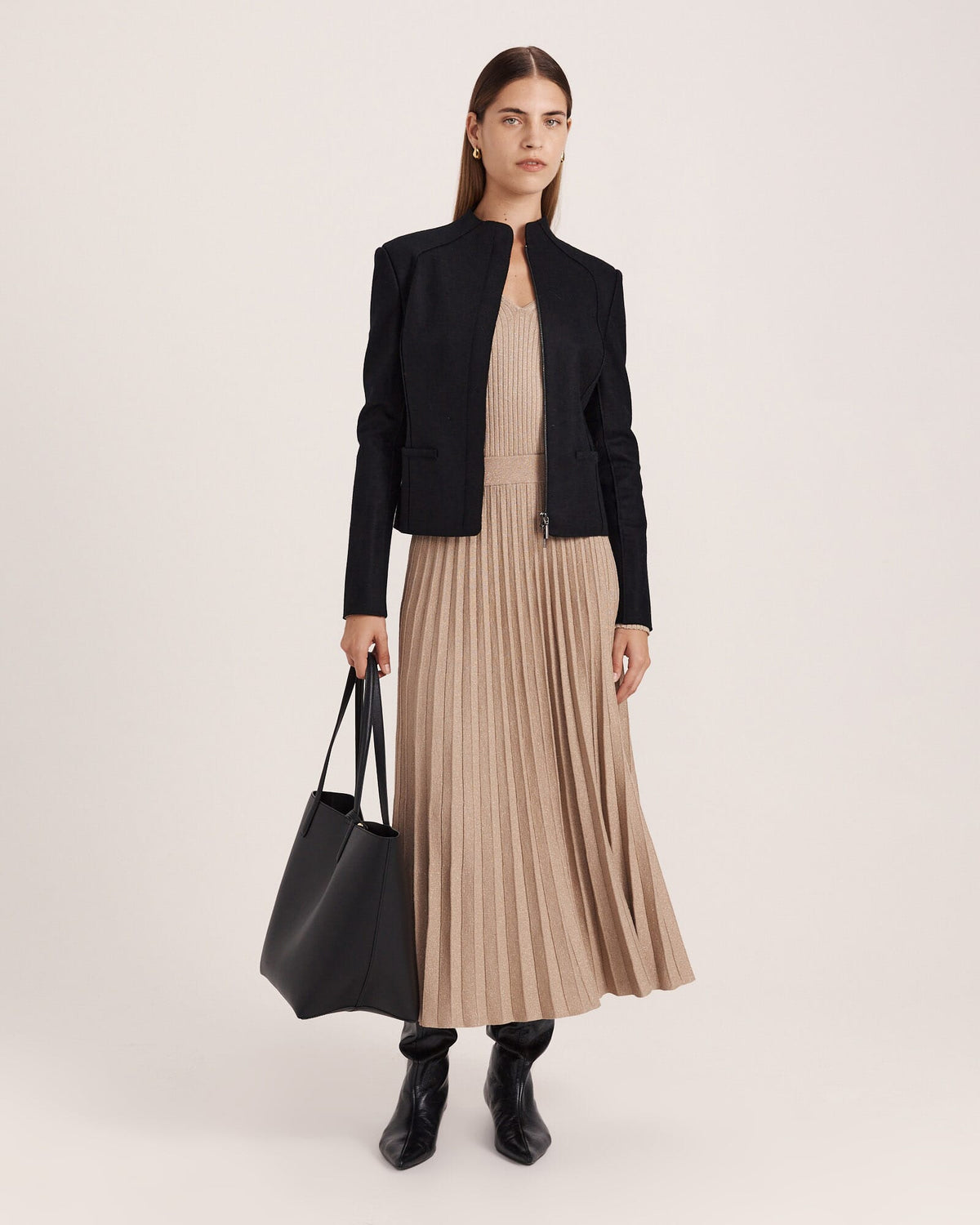 Mariya Sparkling Knit Skirt